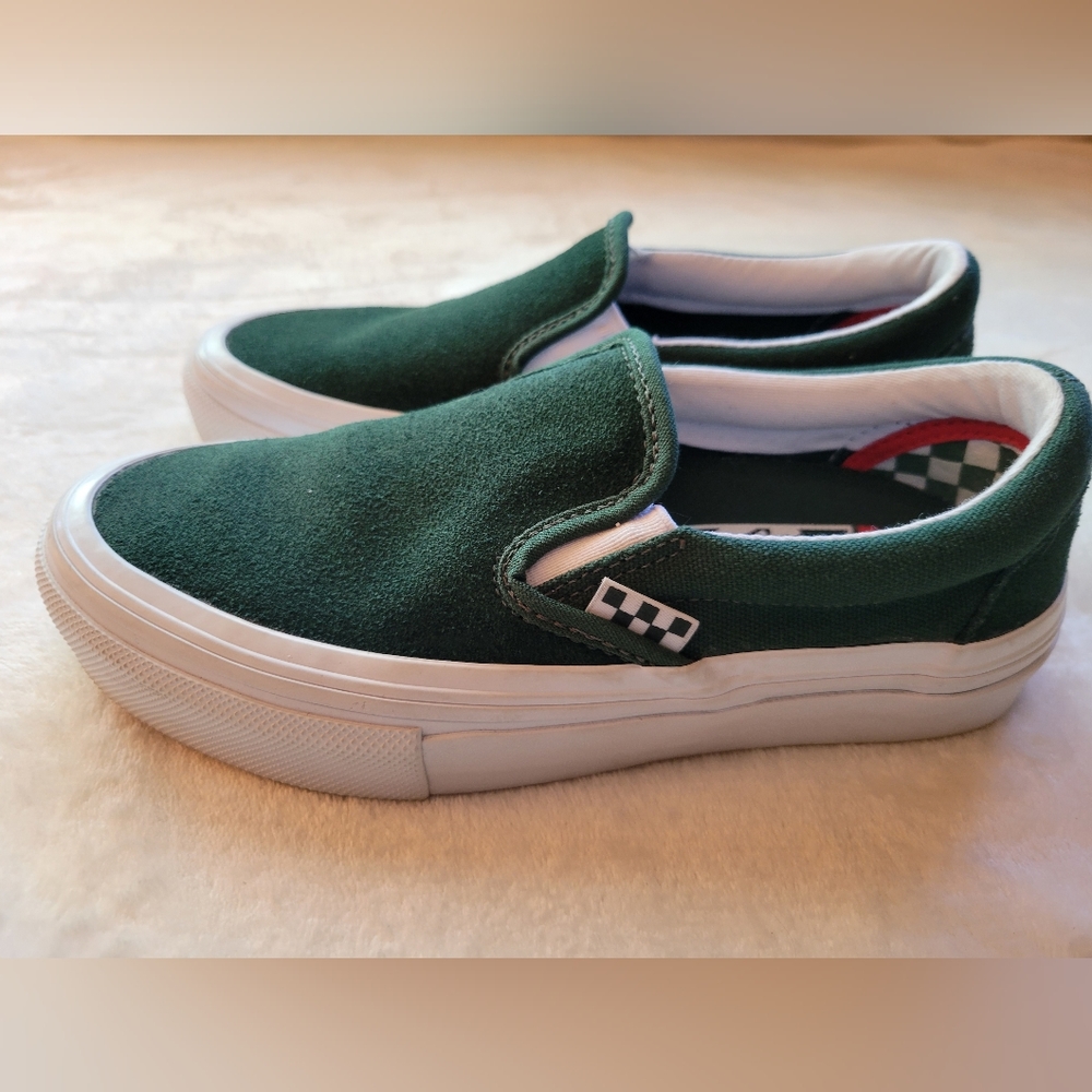 Slip on vans youth size 3.5